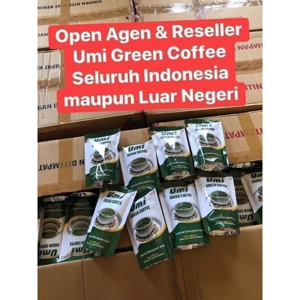 umi green cofee/ugc/pelangsing/herbal/promil/pembakarlemak/bebaskeputihan/asma