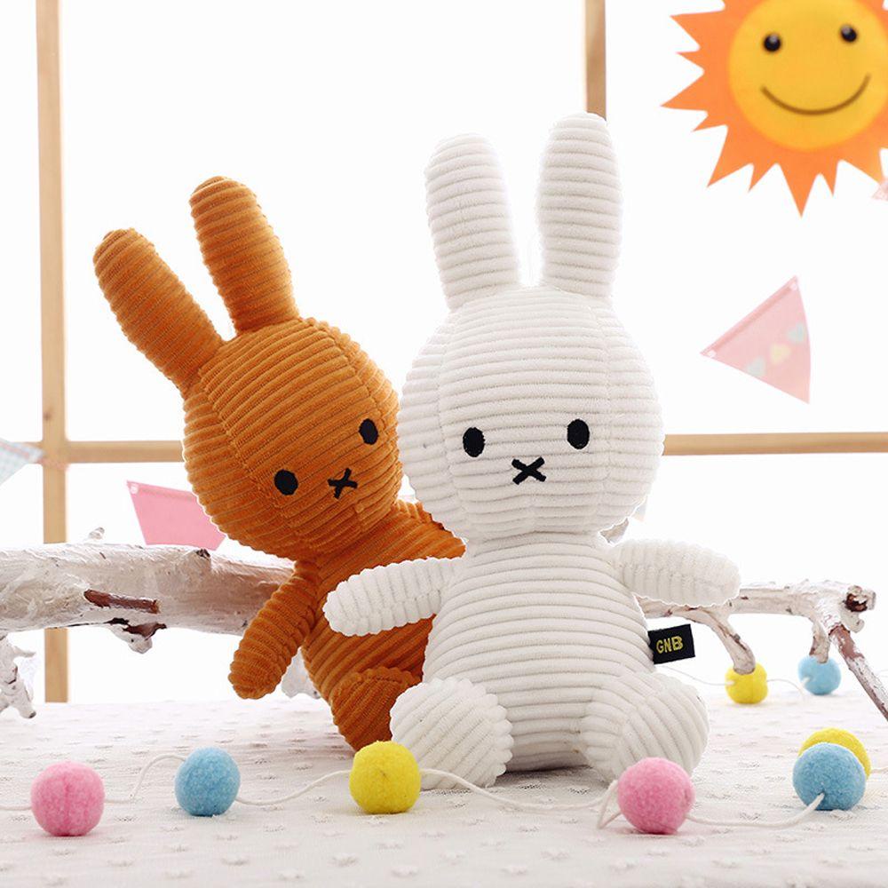 Lanfy Plush Bunny Doll Lucu Baby Animal Doll Tidur Punggung Bantal Masa Kini Mainan Empuk Mainan Boneka Kelinci Boneka Mainan