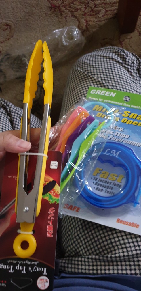 Penjepit Makanan Bahan Nylon Food Grade Untuk Capit Bbq Dll