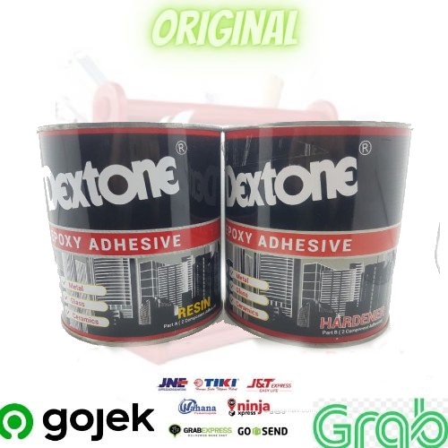 Lem Dextone Epoxy Adhesiver (Hardener & Resin) 1kg 1set