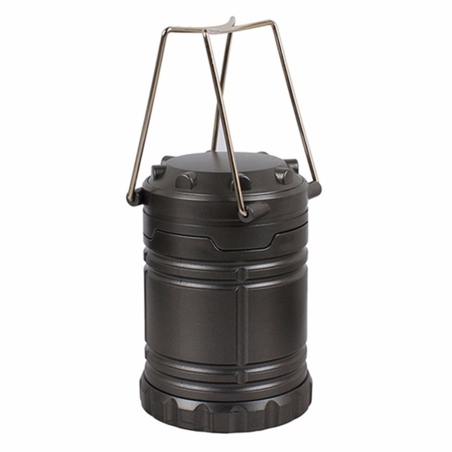 Lampu Lentera Camping Lantern 30 LED Water Resistant - Black