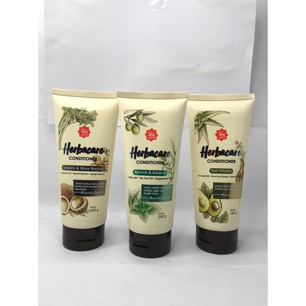 ✨LACIKOSME✨ VIVA SHAMPOO CONDITIONER HERBACARE / CREAMBATH PERAWATAN RAMBUT BERMINYAK KETOMBE RONTOK