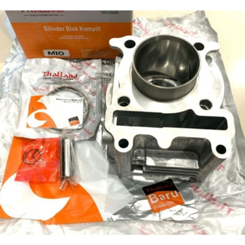 BLOK SEHER MIO /BORING PISTON SET YAMAHA MIO SPORTY GARNIS/SMILE STANDAR 50 MM NOUVO Z/LELE MIO SOUL