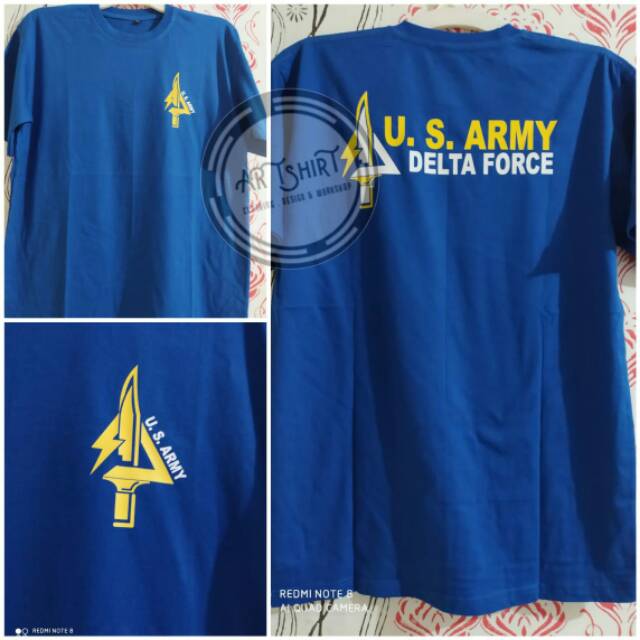 Kaos/baju/tshirt U.S ARMY - DELTA FORCE