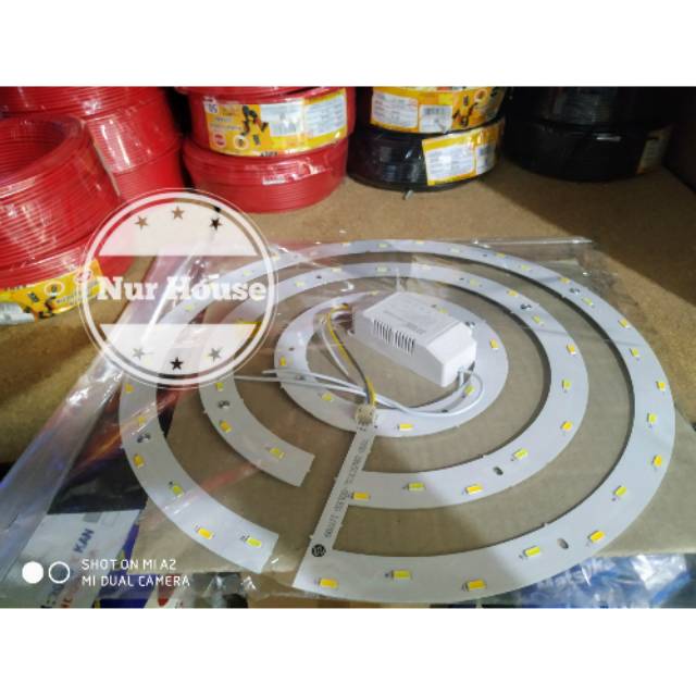 lampu plafon led refil isi ulang lampu plafon led 3 nyala 30 watt uk 35 cm refil lampu plafon