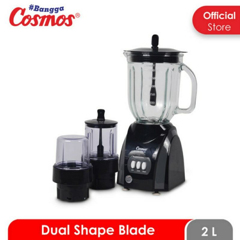 Blender Kaca Cosmos CB 282G 2 Liter Blender Beling Cosmos Big Capacity CB 282 G Pelumat Jus Blender Buah Juicer