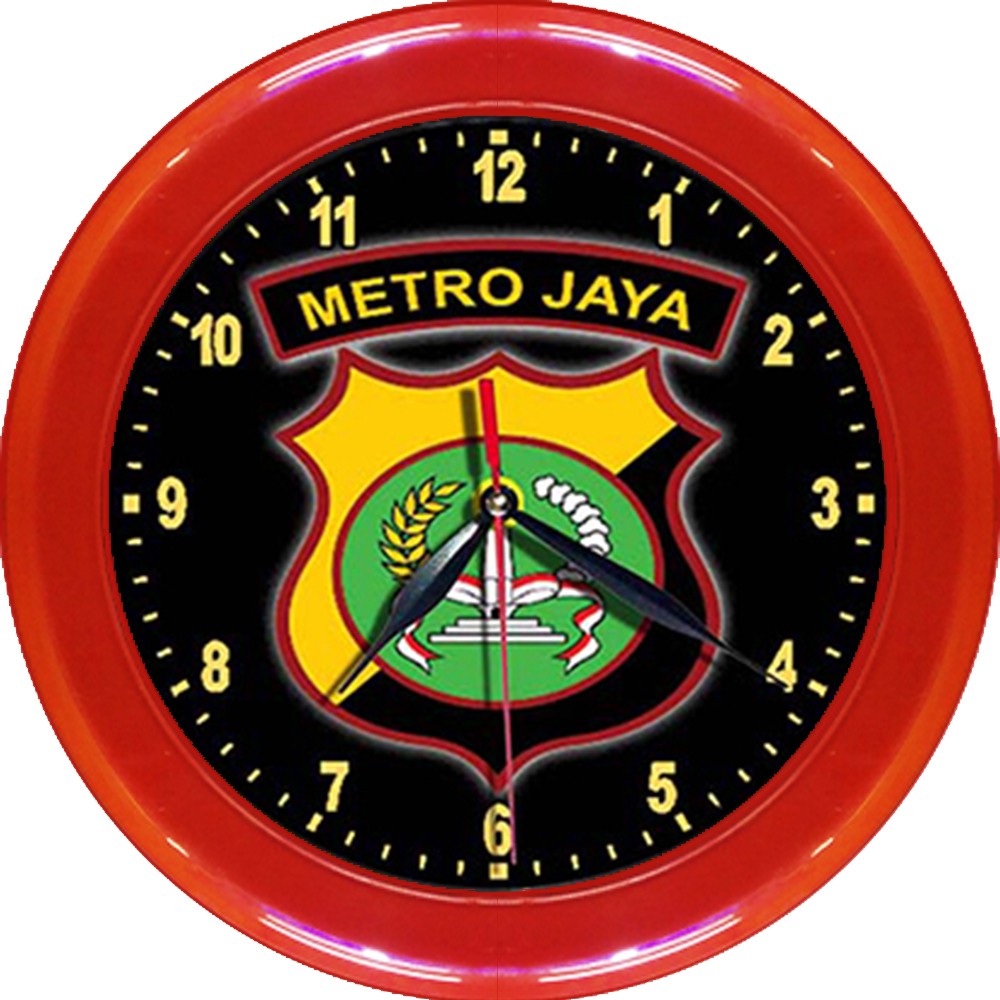 JAM DINDING POLDA NUSA TENGGARA BARAT   (DIAMETER 30CM)