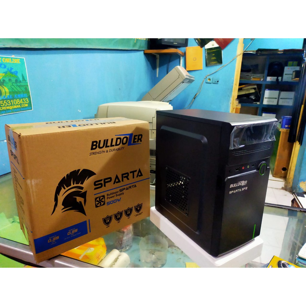 PC/CPU Core2Duo Ram 4Gb Harddisk 80Gb Casing Baru