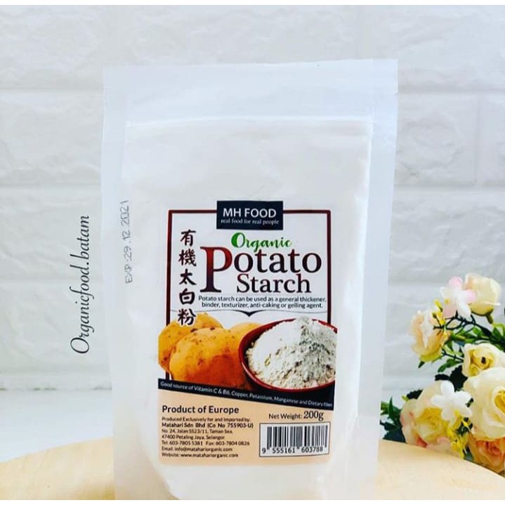 Jual MH FOOD Organic Potato Starch Flour 200g Shopee Indonesia