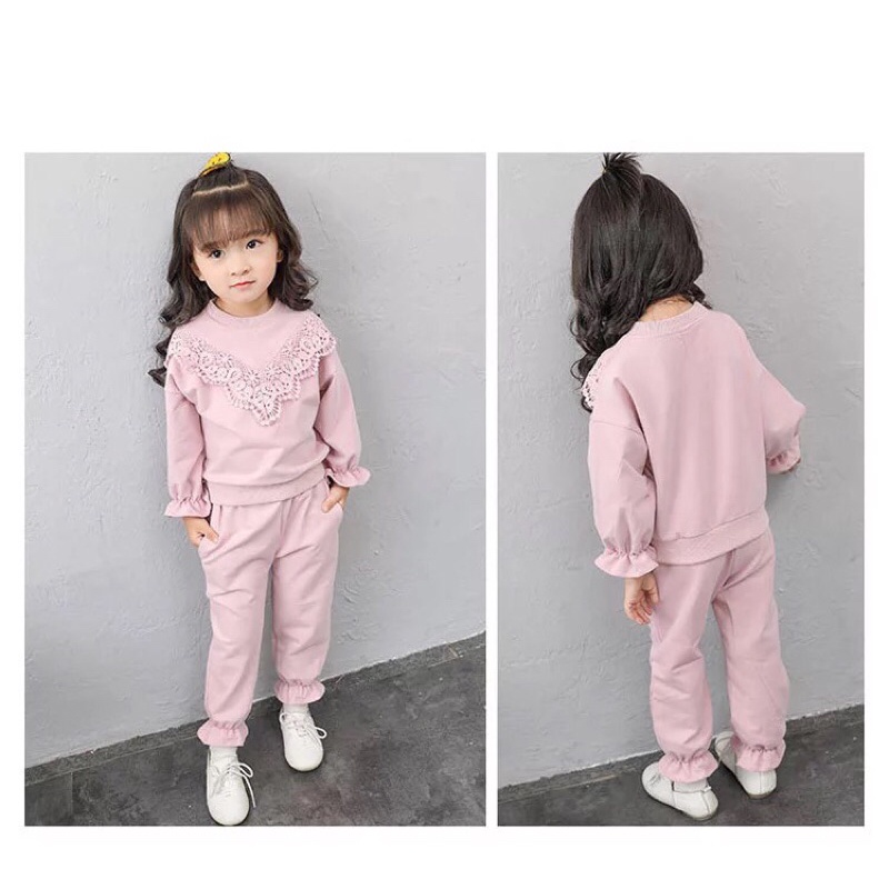 [IMPORT] Jiso Setelan Sweatsuit Anak - Setelan Anak Import