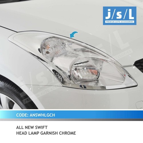 Garnis Lampu Depan All New Swift chrome