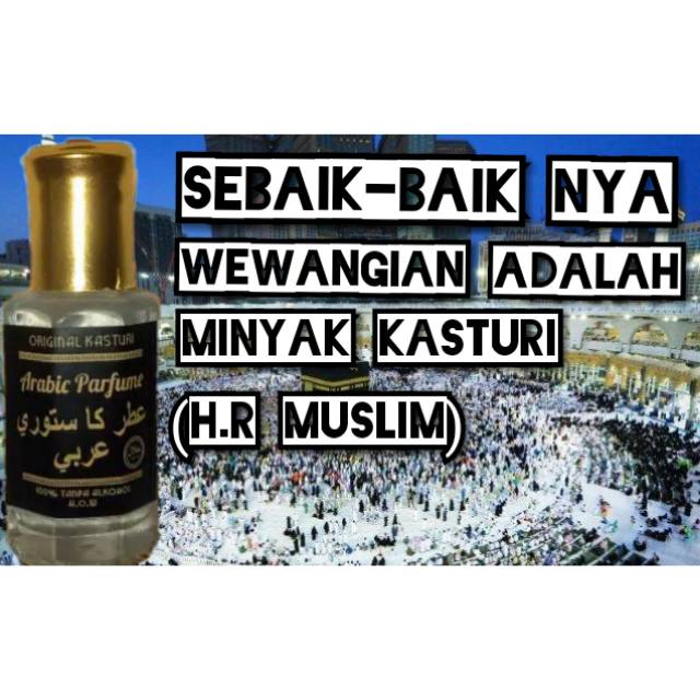 Parfum kasturi/minyak kasturi