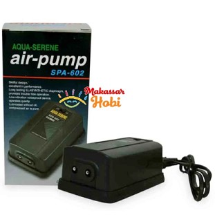 ATMAN SPA-602 SPA602 Aerator 2 Lubang Pompa Udara Aquarium Air Pump