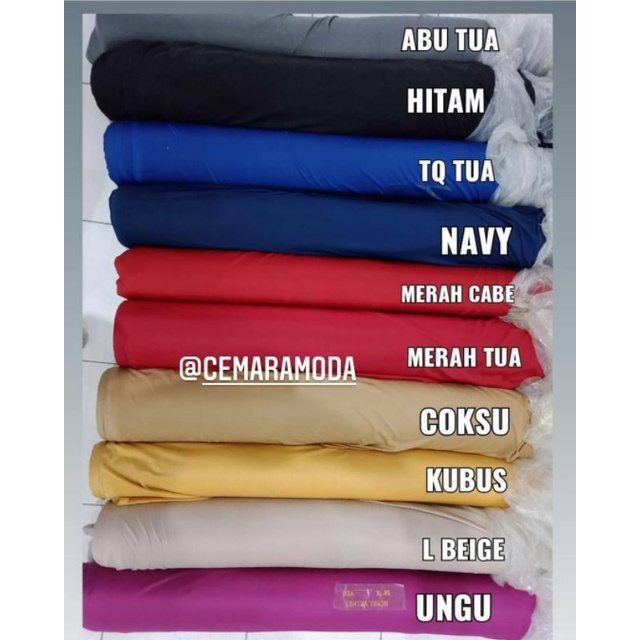 Kain bludru / kain velvet HARGA PER 0.5METER!!