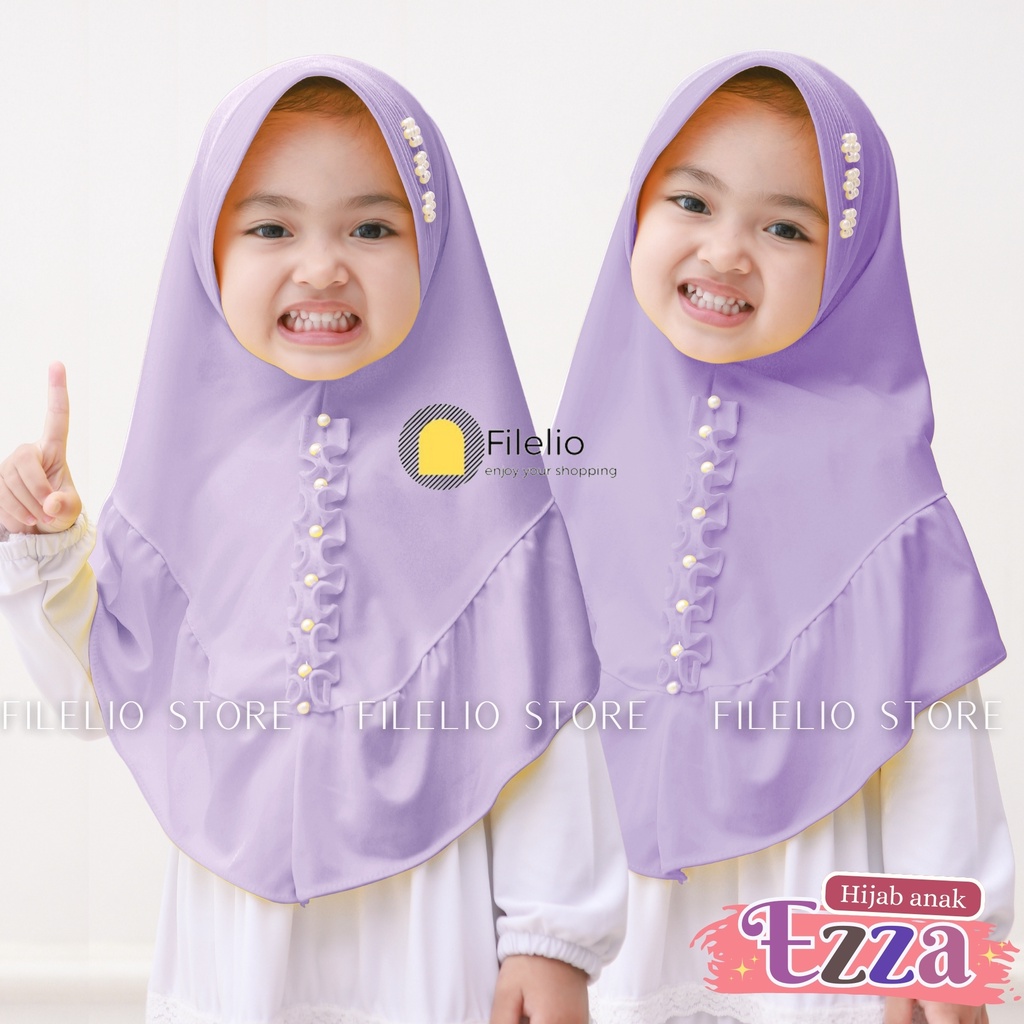 Kerudung Instan Anak TK Ezza Mutiara / Hijab Anak TK Kekinian / Hijab Anak TK Ped Mutiara Rempel / Jilbab Anak Karakter / Jilbab Anak Perempuan / Jilbab Anak Jersey / Kerudung Anak TK / Bergo Anak Jersey / Bergo Anak TK / Khimar Anak