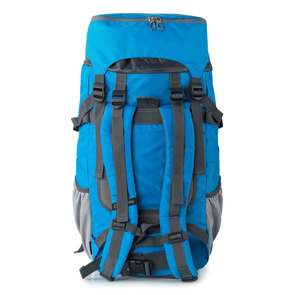 Justrue Tas Gunung 50L Ransel Carrier 50 Liter Backpack Hiking Biru 154