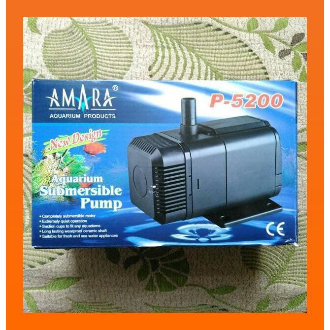 SUBMERSIBLE PUMP AMARA P-5200, POMPA CELUP AIR HIDROPONIK, KOLAM IKAN