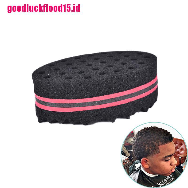 {LUCKID}Wave Barber Hair Brush Sponge For Dreads Afro Locs Twist Curl Coil Magic Tool