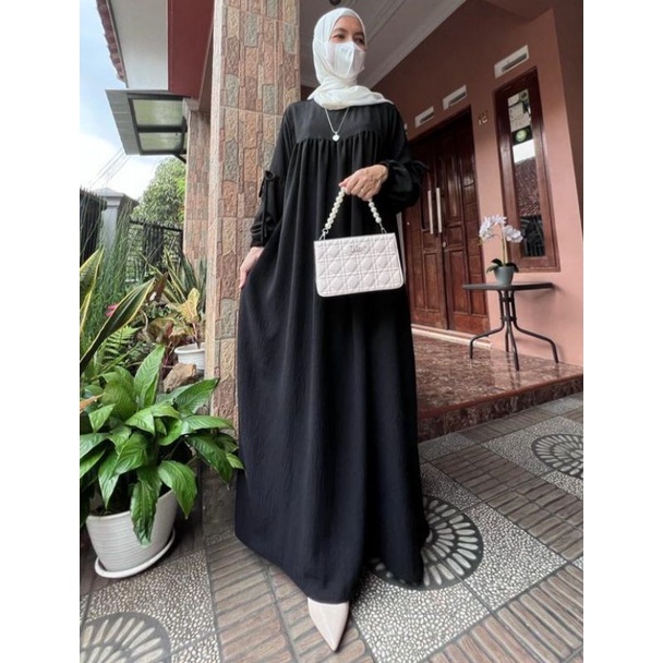 LUNA DRESS VIRAL KEKINIAN _ CRINGKLE AIRFLOW ORI BEST SELER