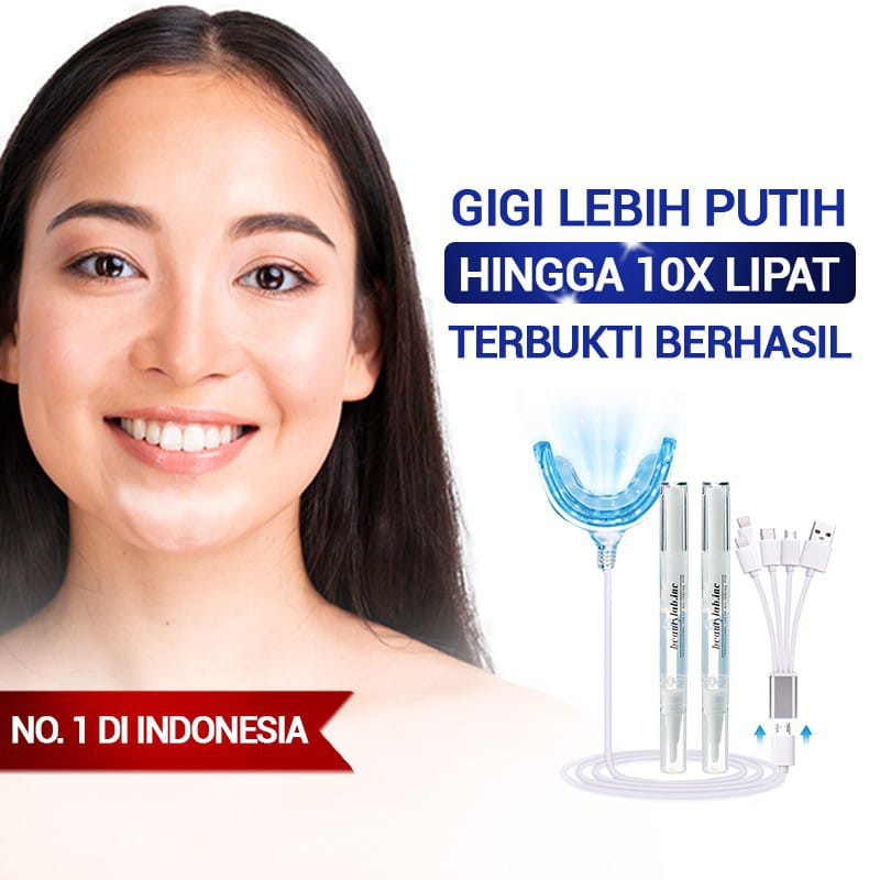 ❤️ RG ❤️ BEAUDELAB BEAUTYLAB INC BEAUTYLAB.INC DELUXE TEETH WHITENING | Pemutih Gigi Cepat LED
