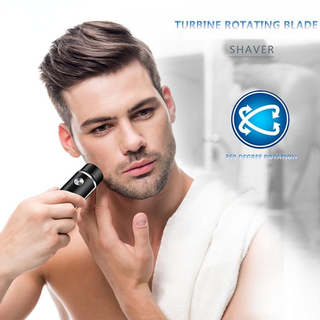 Alat Cukur Elektrik Mini Portable Rechargeable Untuk Pria