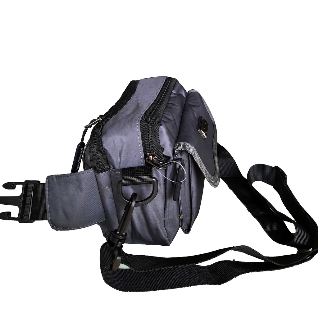 Tas Pinggang Waistbag dan Selempang Brand Spear USB Port Tas portable masa Kini