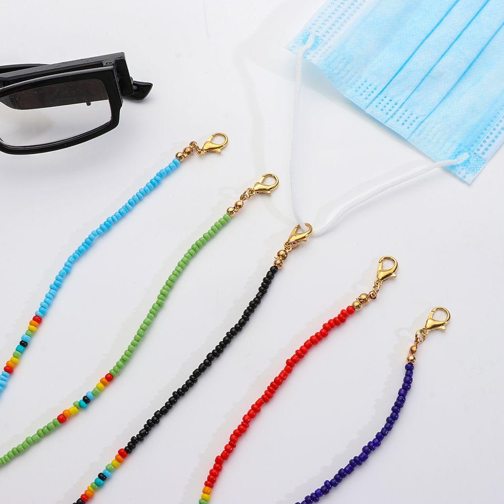 Nanas Kacamata Rantai Pemegang Olahraga Luar Ruangan Kalung Manik-Manik Akrilik Sunglasses Lanyard