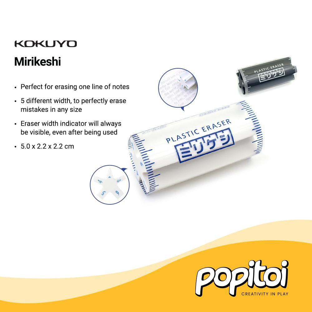 

KOKUYO MIRIKESHI Plastic Eraser Penghapus Pensil