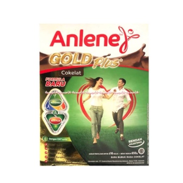 Anlene Gold Plus 650gr Original Coklat Vanila Susu Anline Susu Tinggi Kalsium Untuk Usia 50tahun Anlen Golden Rasa Plain Cokelat