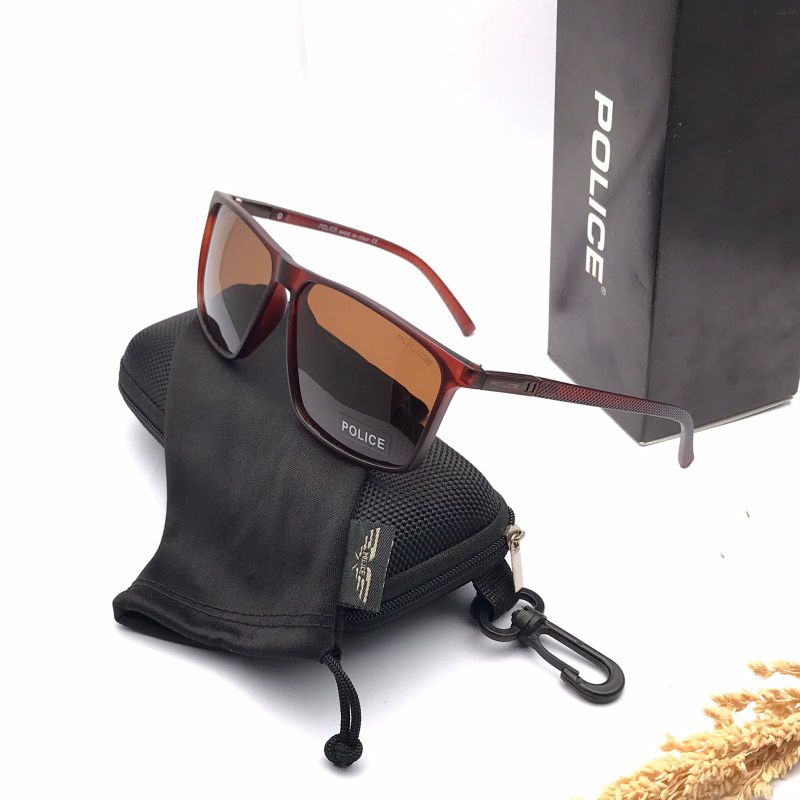 Termurah se-Shopee FRAME POLICE kode 1359 kacamata branded size 60-16-140 Lensa polarized