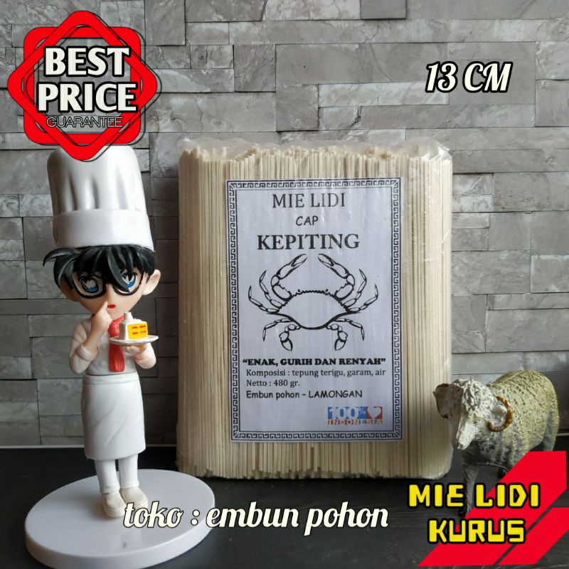 

MIE LIDI MENTAH 1 KG CAP KEPITING