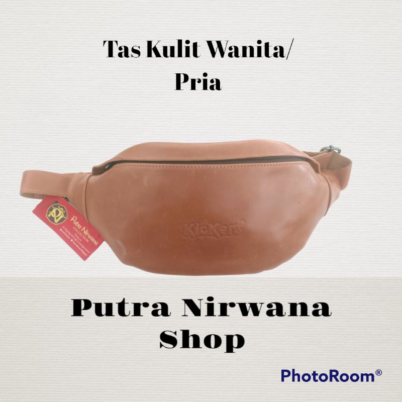 TAS PINGGANG PRIA/WANITA||TAS KULIT ASLI