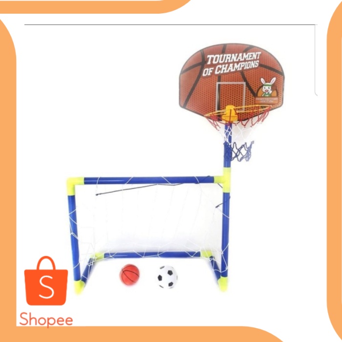 Gawang Sepak Bola Mainan Olah Raga Anak  Set Gawang Sepak Bola Anak