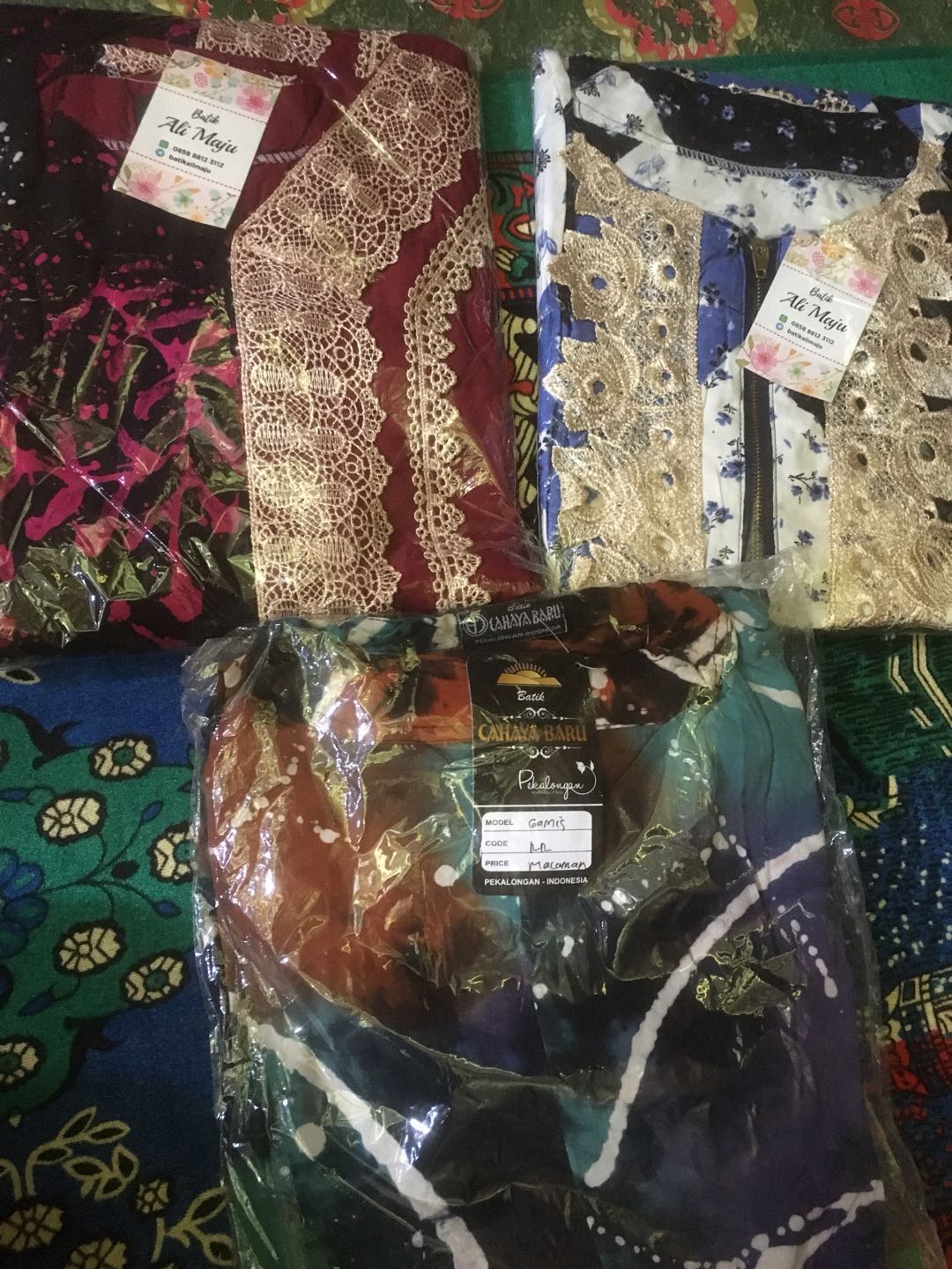 Premium Grosir Gamis Busana Muslim Rayon Batik Ibu Wanita Busui Jumbo Murah Kekinian Terbaru 2021