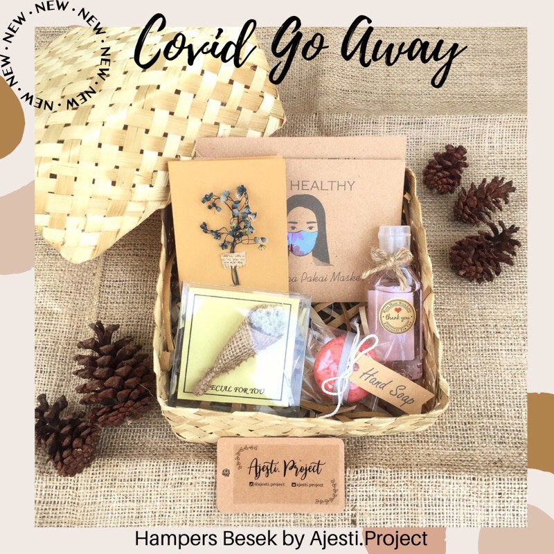 

Hampers Besek “Covid Go Away” by Ajesti.Project