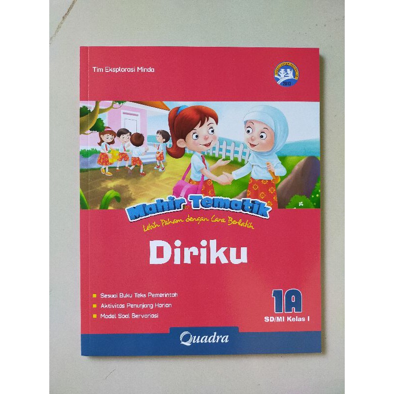 ORI satu paket buku mahir tematik K13 Quadra kelas 1 ABCD semester 1 edisi terbaru