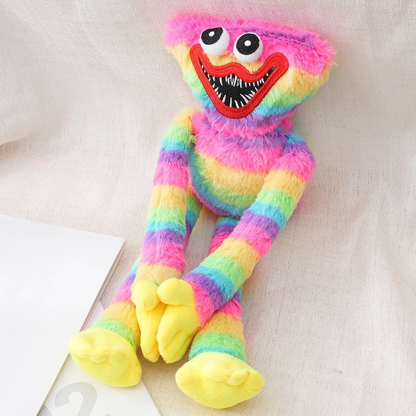 Mainan Boneka Stuffed Plush Huggy Wuggy 40 / 45cm Kaki Panjang Untuk Dekorasi