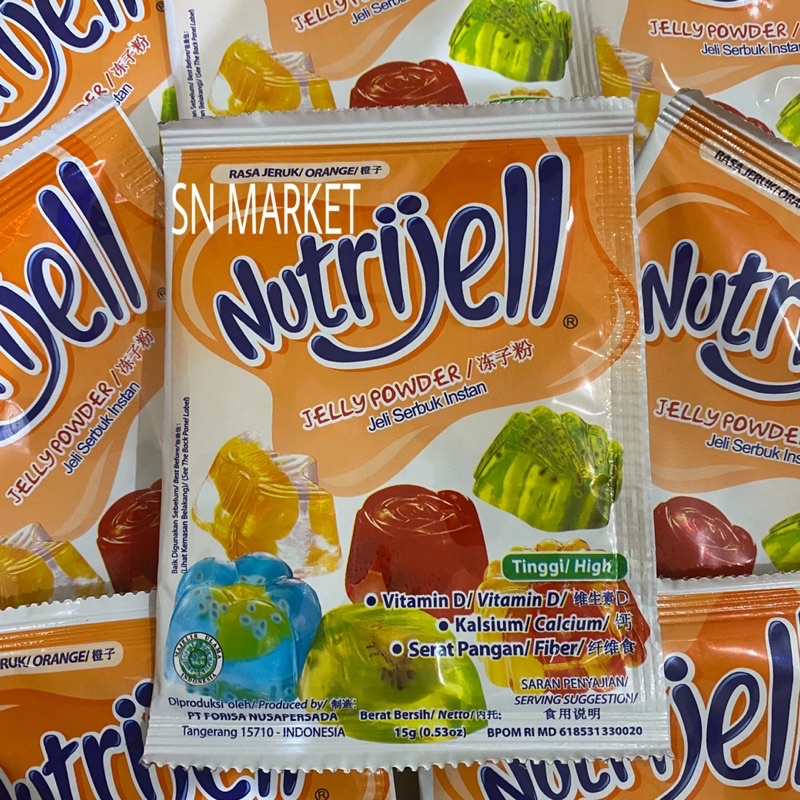 

Nutrijell Jeruk / Orange 15 gr Eceran
