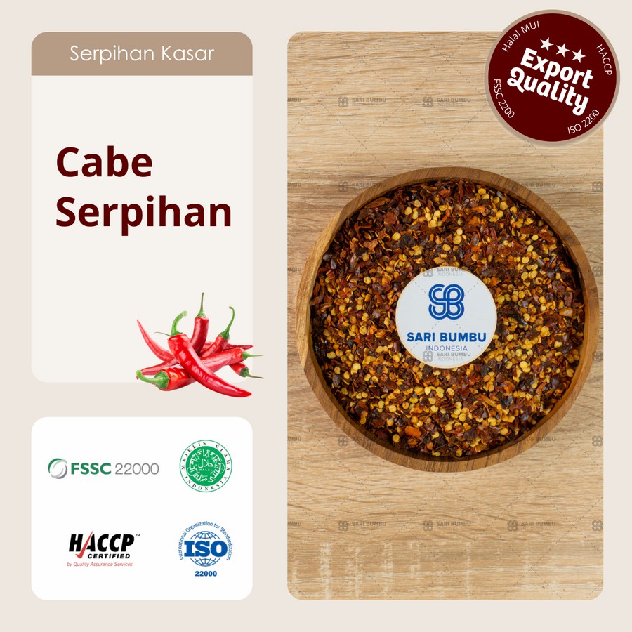 

Cabe Serpihan / Chilli Flakes