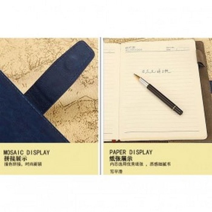 

Best Quality Buku Catatan Kerja Cover Kulit Blue