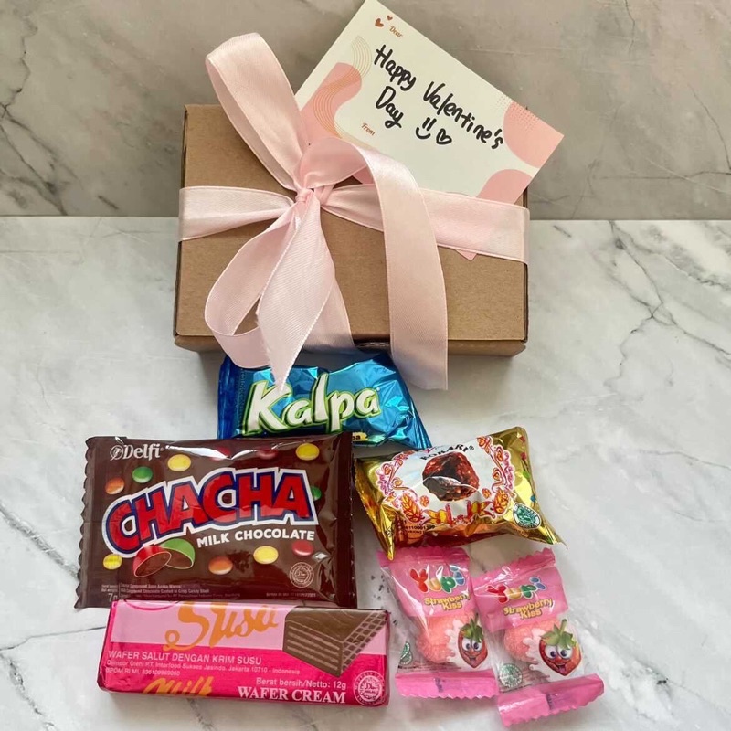 

Paket Cokat Valentine Chocolate Valentines Murah kado valentine Coklat gift Box