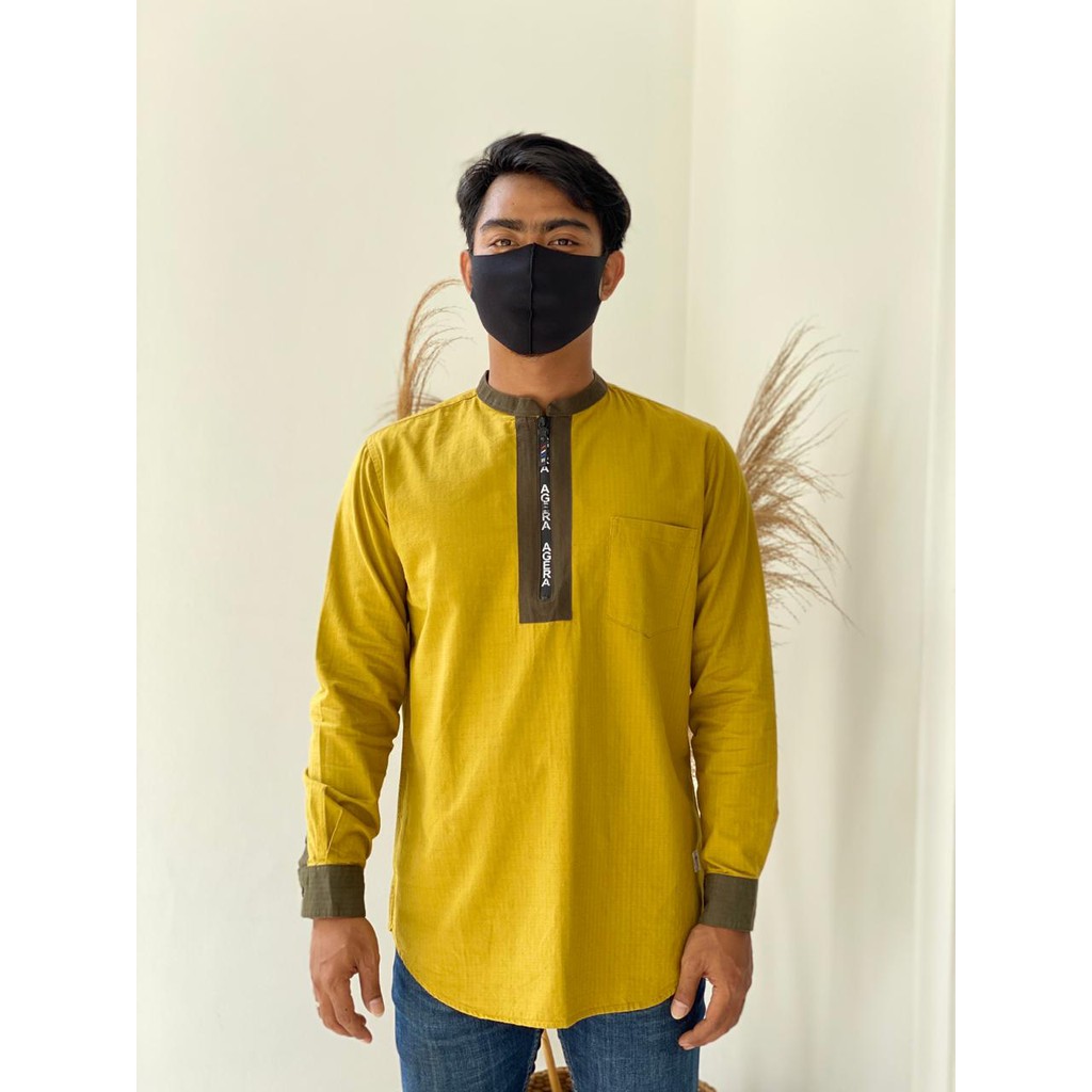 Baju Kemeja Lengan Panjang Koko Dewasa Fajry By Agera