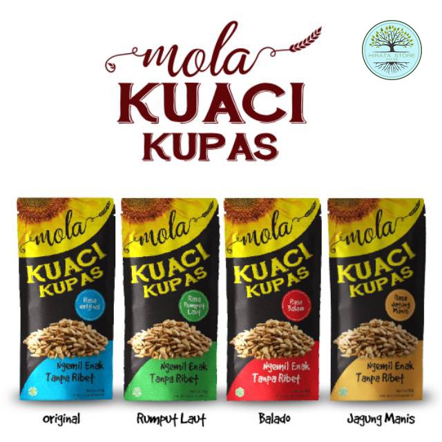 

8PCS MOLA KUACI KUPAS PANGGANG / KUACI BUNGA MATAHARI KUPAS / SUNFLOWER SEED / CEMILAN MURAH