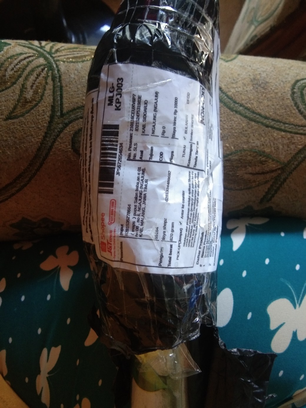 Tisyashopz - Wallpaper Sticker Uk: 45 Cm X 9.5 Meter , Batu Bata Putih W/daun