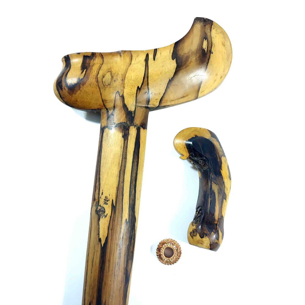 Satu Set Warangka Dan Gagang Keris Kayu Timo Timoho Super Istimewa