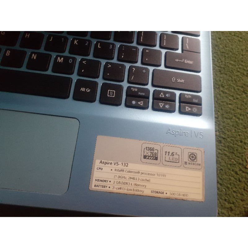 Casing Acer aspire V5-132. Lengkap