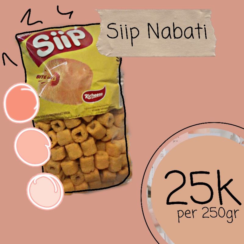 

Siip Nabati Snack Kiloan (250gr)