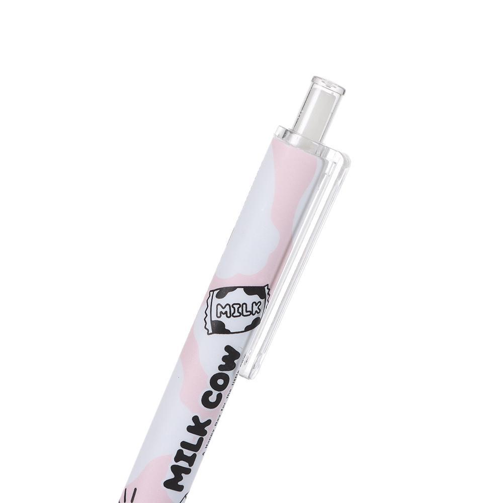 Solighter Pulpen Gel 0.5mm Bentuk Kotak Susu I love Milk Untuk Sekolah / Kantor