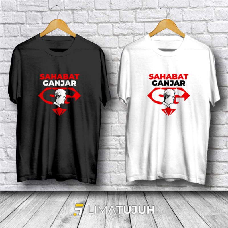 Kaos Sahabat Ganjar Kaos Ganjar Pranowo Presiden Baju Distro