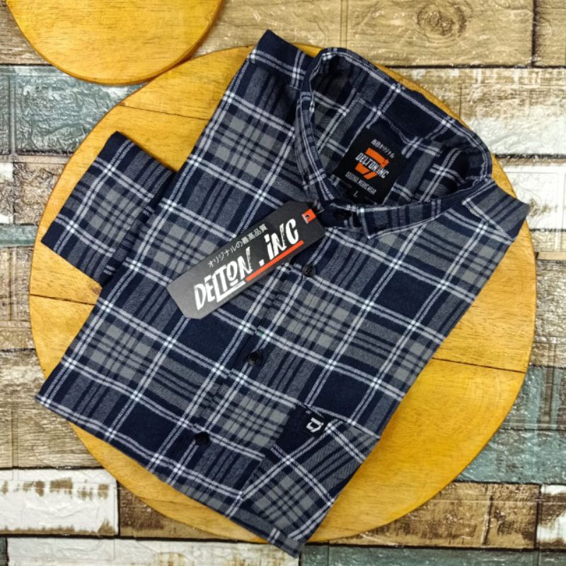 KEMEJA FLANEL PRIA DISTRO/Kemeja Flanel Motif Kotak Pria Distro